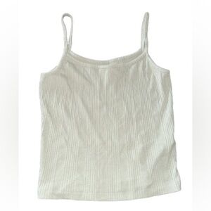 Madewell ribbed women tank in light green